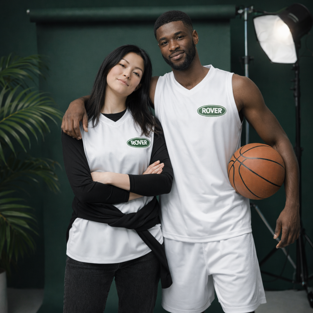 Unisex basketball jersey - ROVER